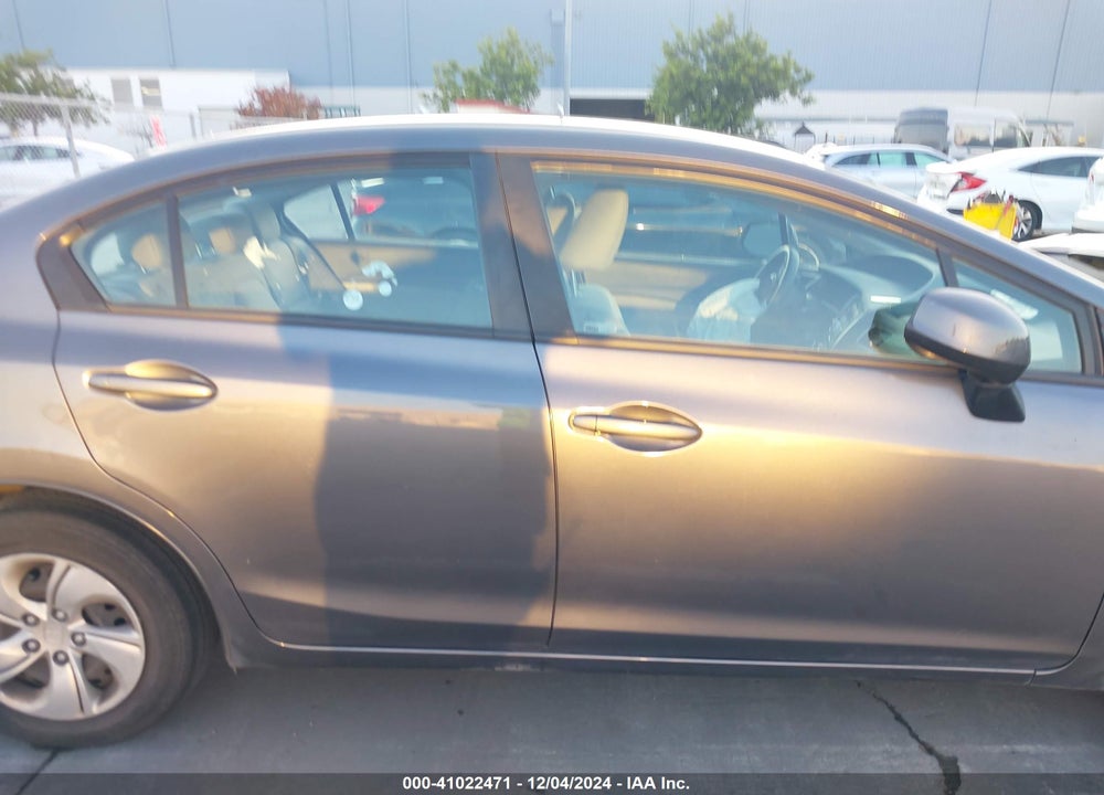 2013 HONDA CIVIC LX VIN: 19XFB2F54DE261132