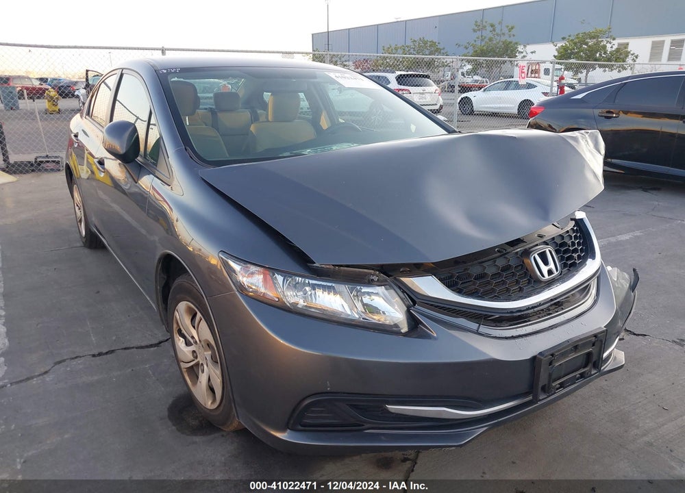 2013 HONDA CIVIC LX VIN: 19XFB2F54DE261132