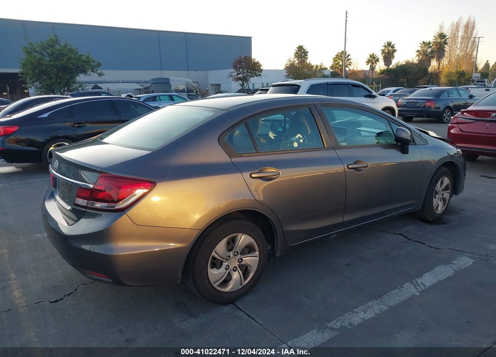2013 HONDA CIVIC LX VIN: 19XFB2F54DE261132