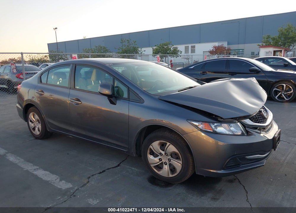 2013 HONDA CIVIC LX VIN: 19XFB2F54DE261132