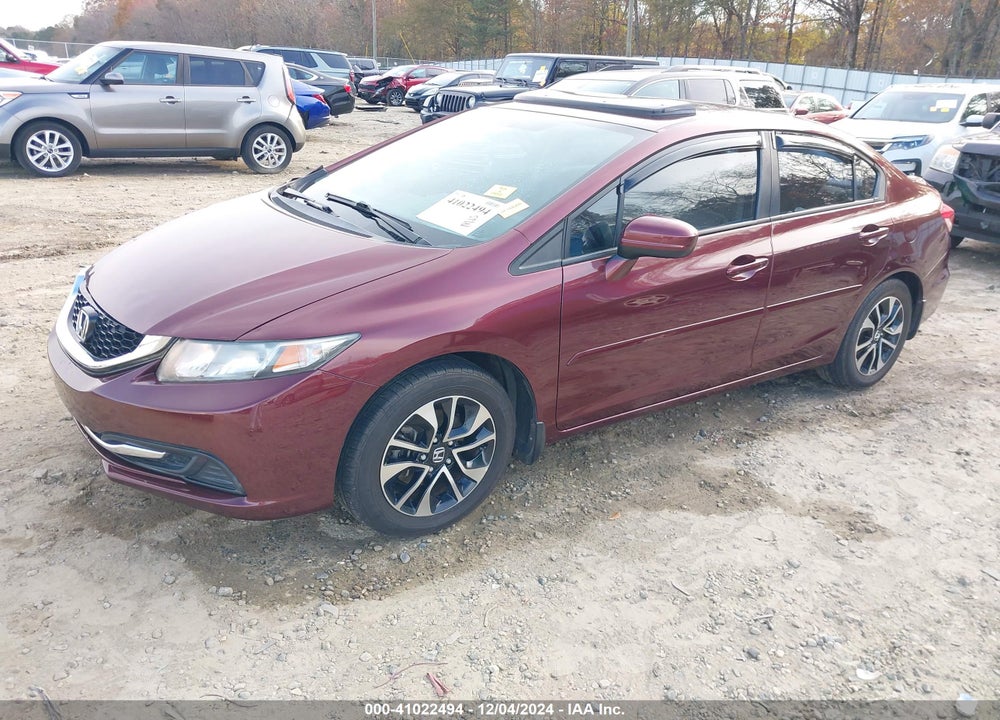2014 HONDA CIVIC EX VIN: 19XFB2F8XEE006058