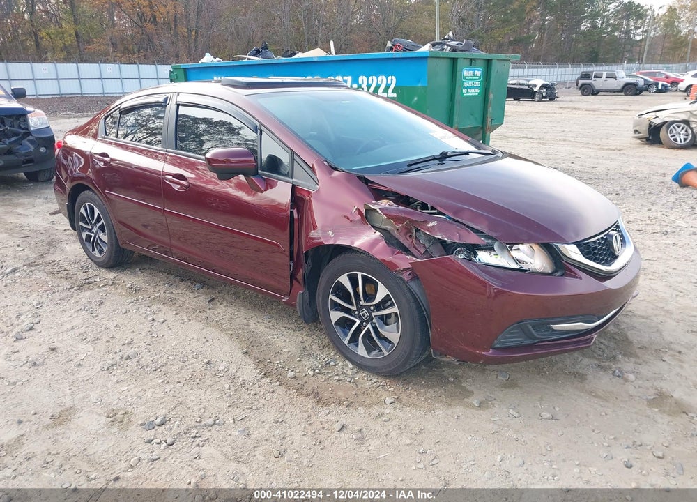 2014 HONDA CIVIC EX VIN: 19XFB2F8XEE006058