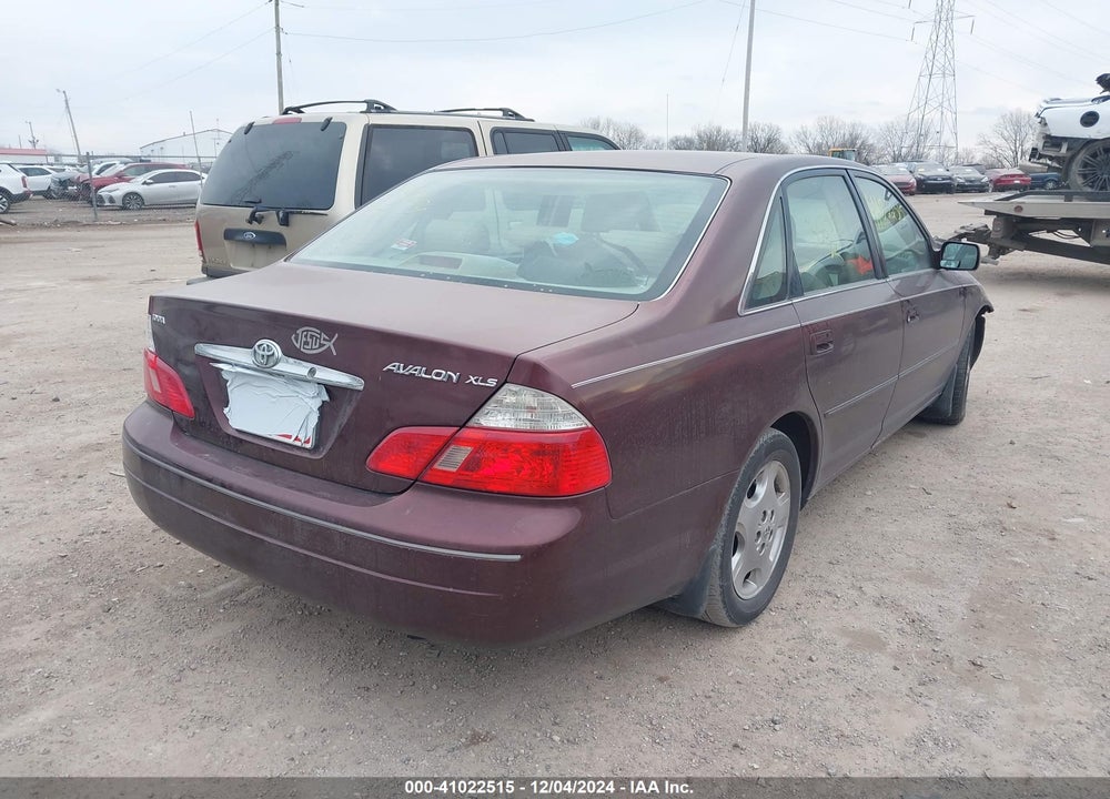 2004 TOYOTA AVALON XLS VIN: 4T1BF28B44U366854