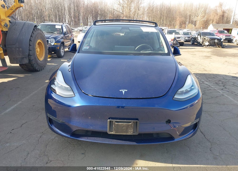 2021 TESLA MODEL Y LONG RANGE DUAL MOTOR ALL-WHEEL DRIVE VIN: 5YJYGDEE3MF062428