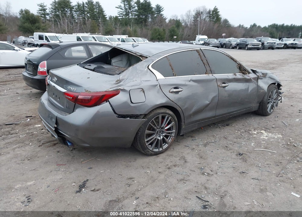 2018 INFINITI Q50 3.0T RED SPORT 400 VIN: JN1FV7AR7JM481685
