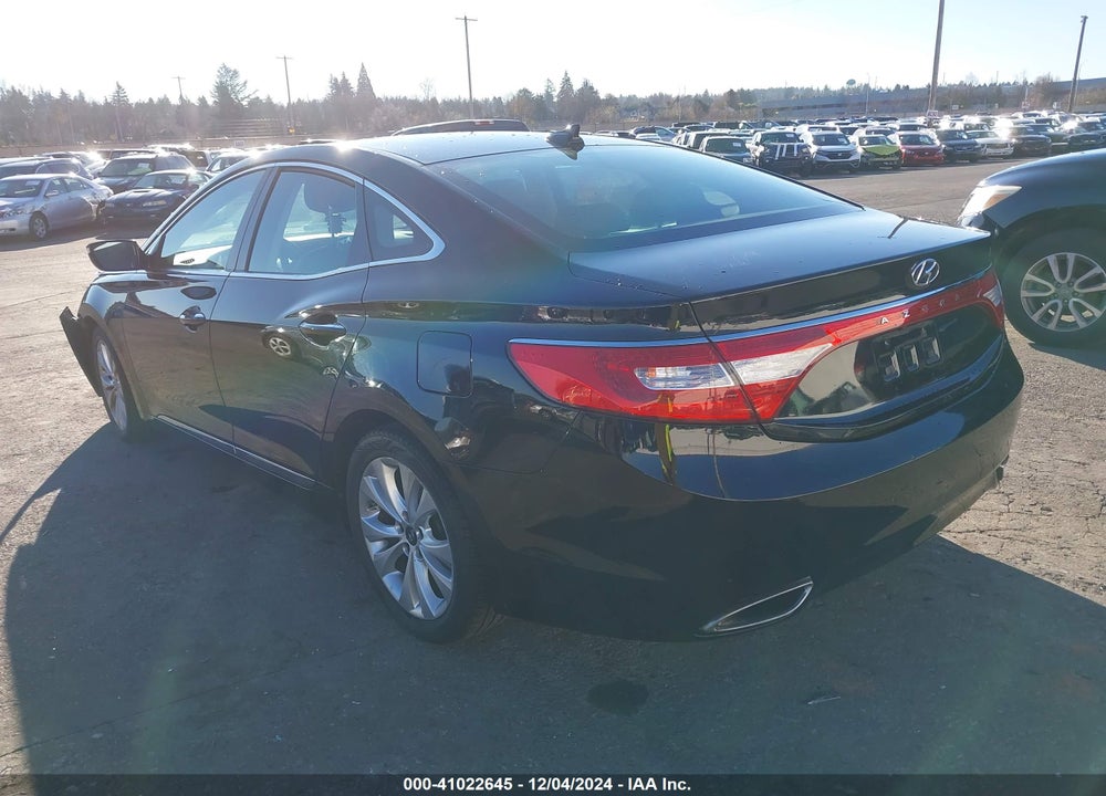 2012 HYUNDAI AZERA VIN: KMHFG4JG8CA155446
