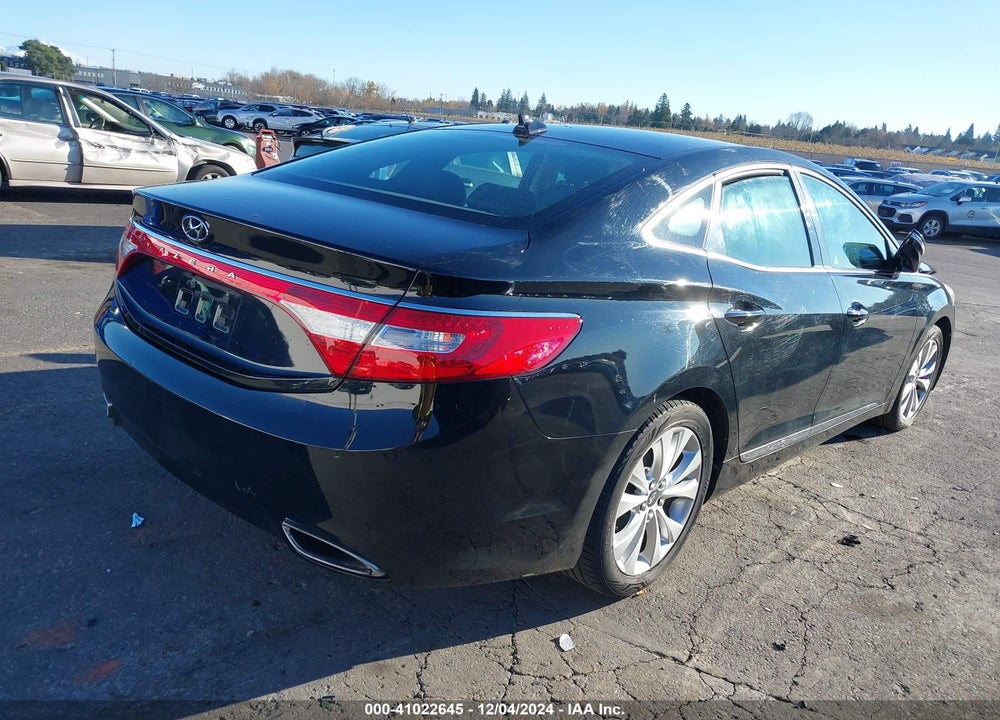 2012 HYUNDAI AZERA VIN: KMHFG4JG8CA155446