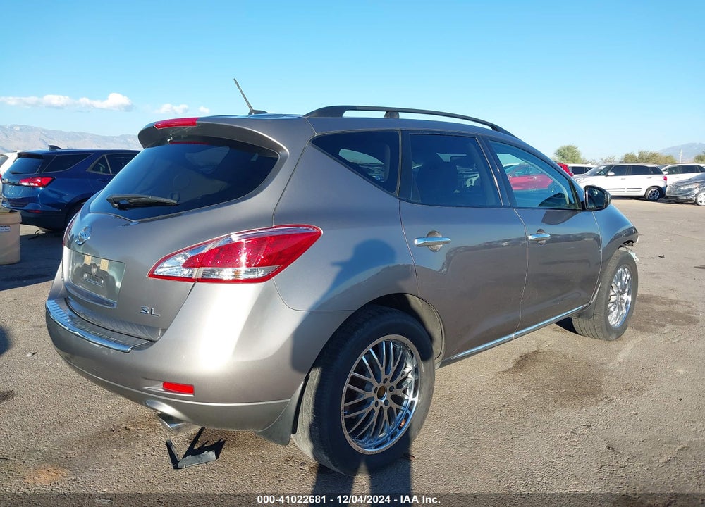 2011 NISSAN MURANO SL VIN: JN8AZ1MU5BW053682