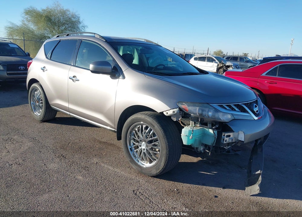 2011 NISSAN MURANO SL VIN: JN8AZ1MU5BW053682