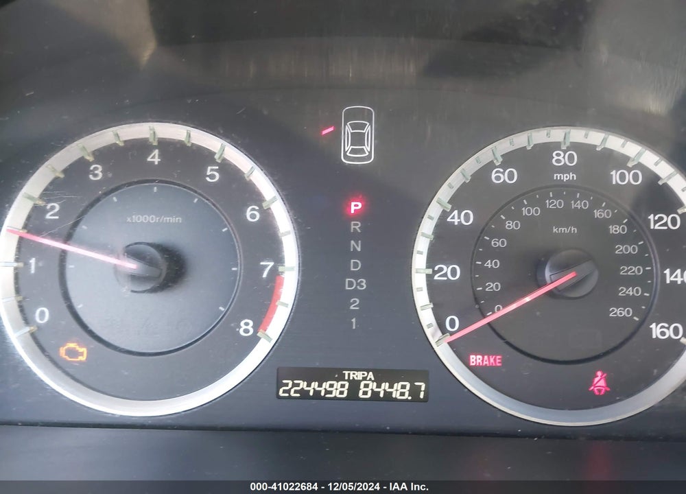 2008 HONDA ACCORD 2.4 LX-S VIN: 1HGCS12308A022575