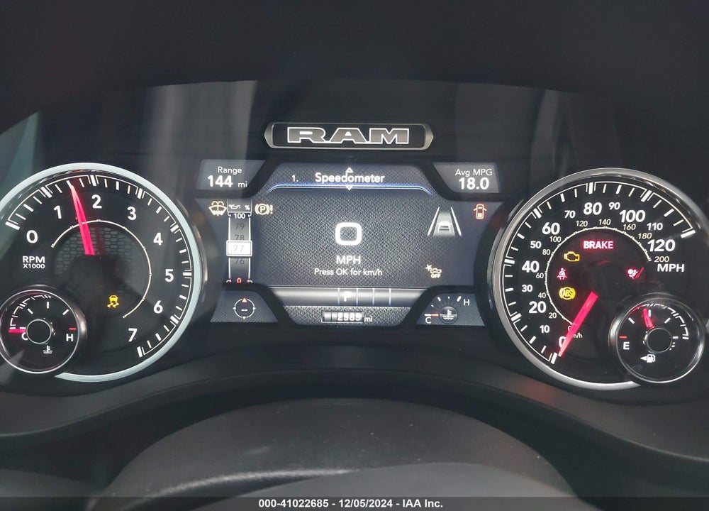 2025 RAM 1500 VIN: 1C6RREJP5SN601648