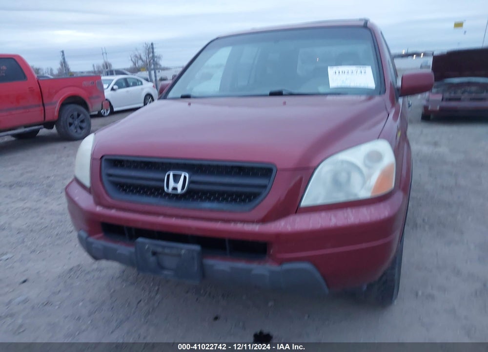 2005 HONDA PILOT EX-L VIN: 2HKYF18625H531954