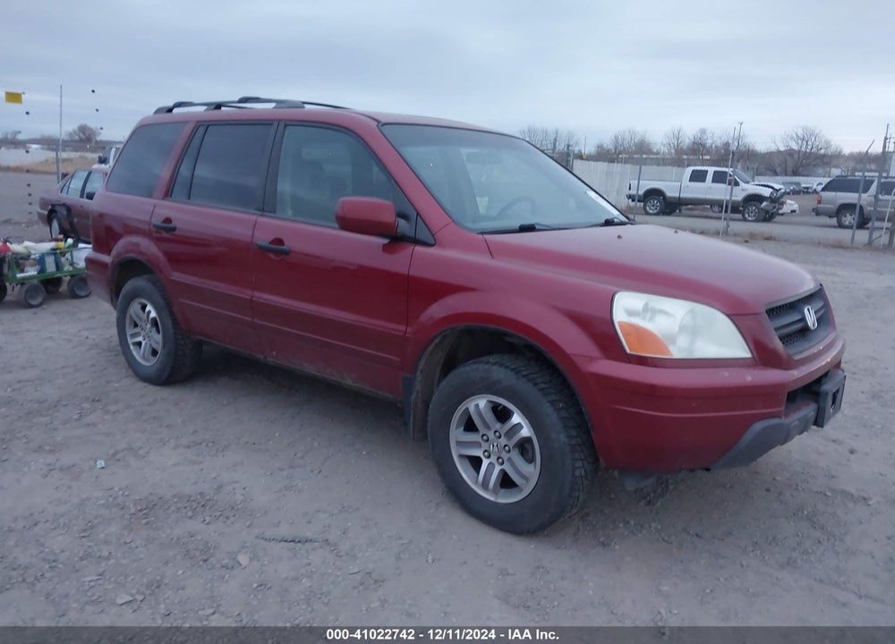 2005 HONDA PILOT EX-L VIN: 2HKYF18625H531954