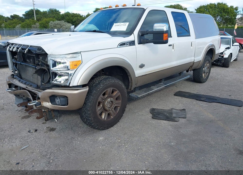 2012 FORD F-350 LARIAT VIN: 1FT8W3BT3CEA68505