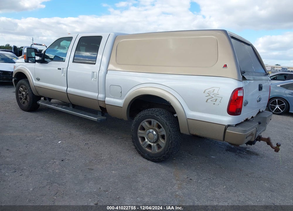 2012 FORD F-350 LARIAT VIN: 1FT8W3BT3CEA68505