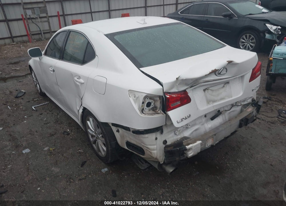 2008 LEXUS IS 250 VIN: JTHBK262385084397