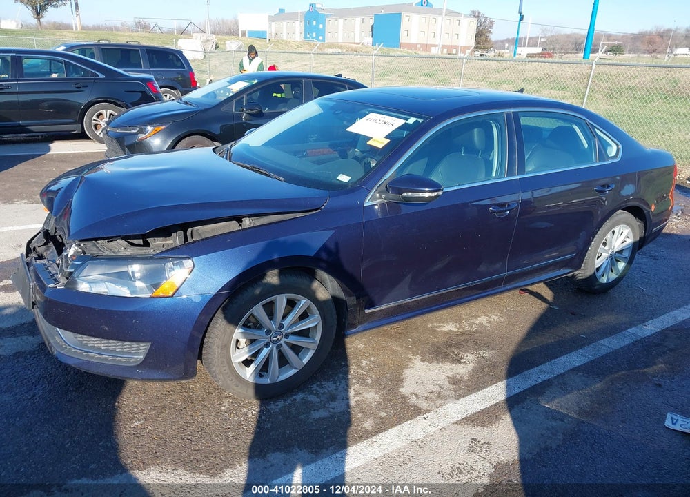 2012 VOLKSWAGEN PASSAT 2.5L SEL VIN: 1VWCH7A37CC051633