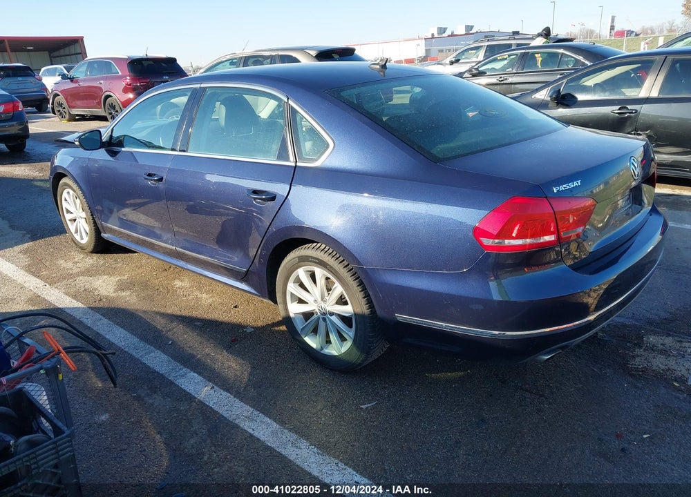 2012 VOLKSWAGEN PASSAT 2.5L SEL VIN: 1VWCH7A37CC051633