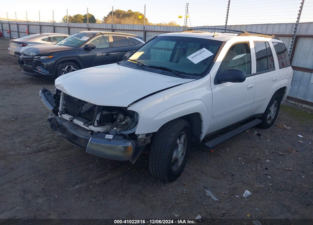 2008 CHEVROLET TRAILBLAZER LT VIN: 1GNDS13S082257956