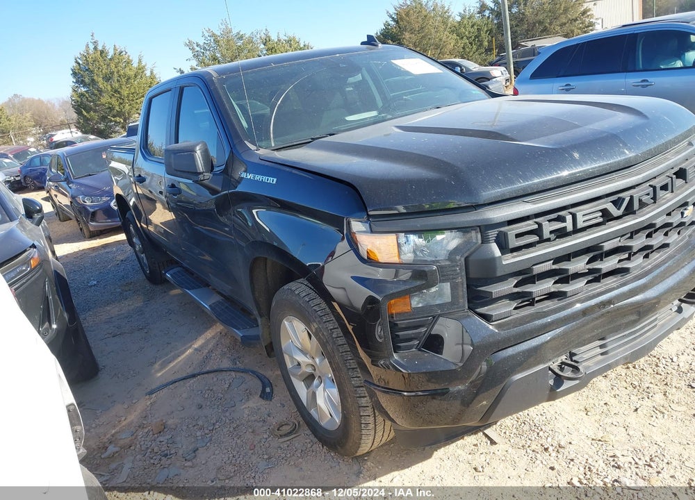 2023 CHEVROLET SILVERADO 1500 4WD SHORT BED CUSTOM VIN: 1GCPDBEK5PZ185029