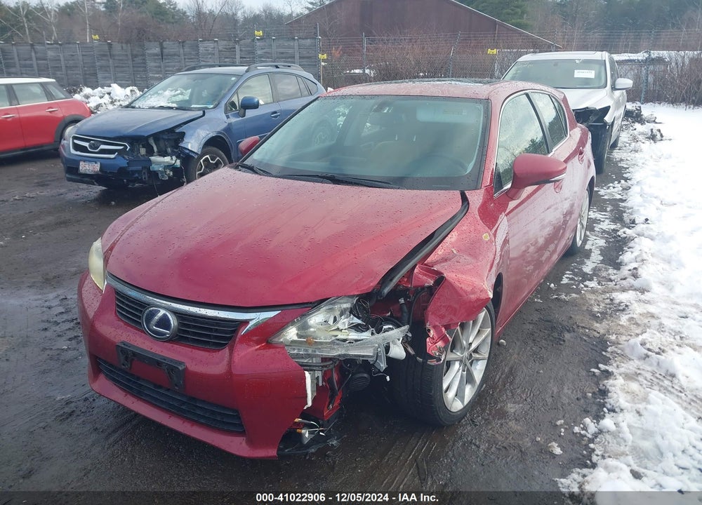 2012 LEXUS CT 200H PREMIUM VIN: JTHKD5BH0C2091484