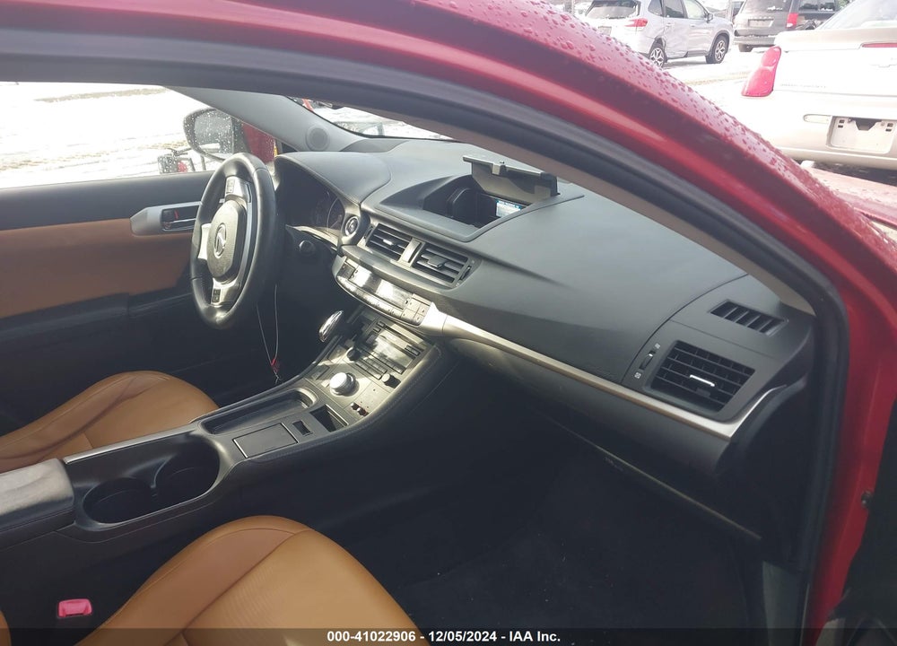 2012 LEXUS CT 200H PREMIUM VIN: JTHKD5BH0C2091484