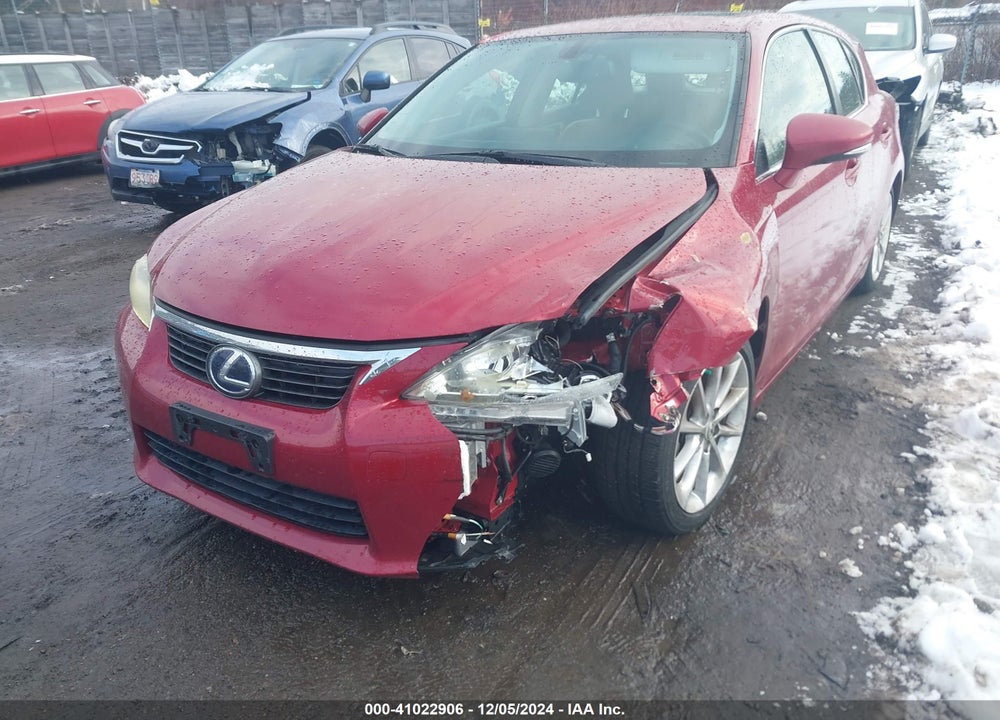 2012 LEXUS CT 200H PREMIUM VIN: JTHKD5BH0C2091484