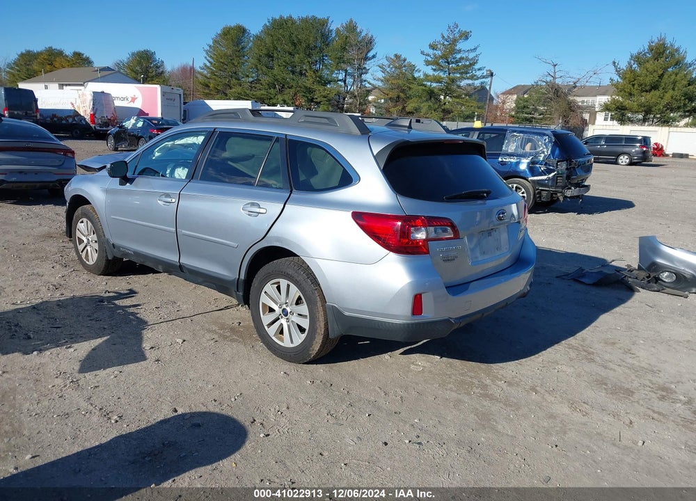 2017 SUBARU OUTBACK 2.5I PREMIUM VIN: 4S4BSAFC8H3437633