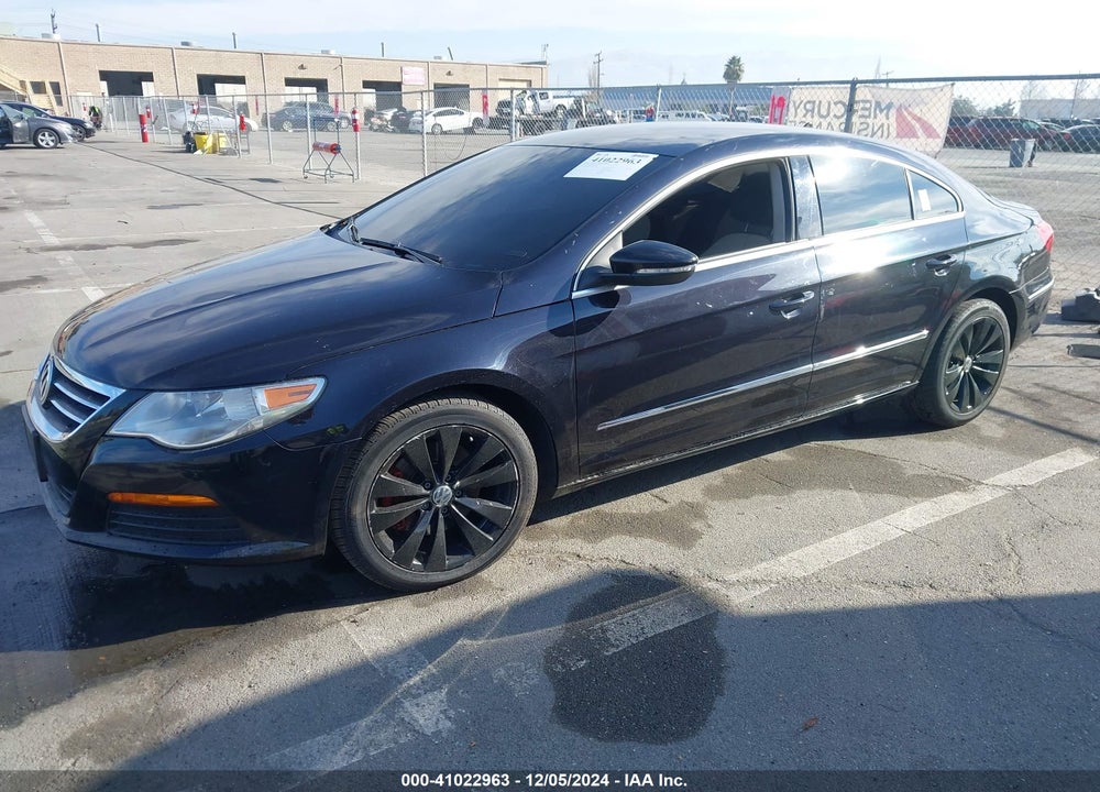 2011 VOLKSWAGEN CC SPORT VIN: WVWMP7AN9BE721861