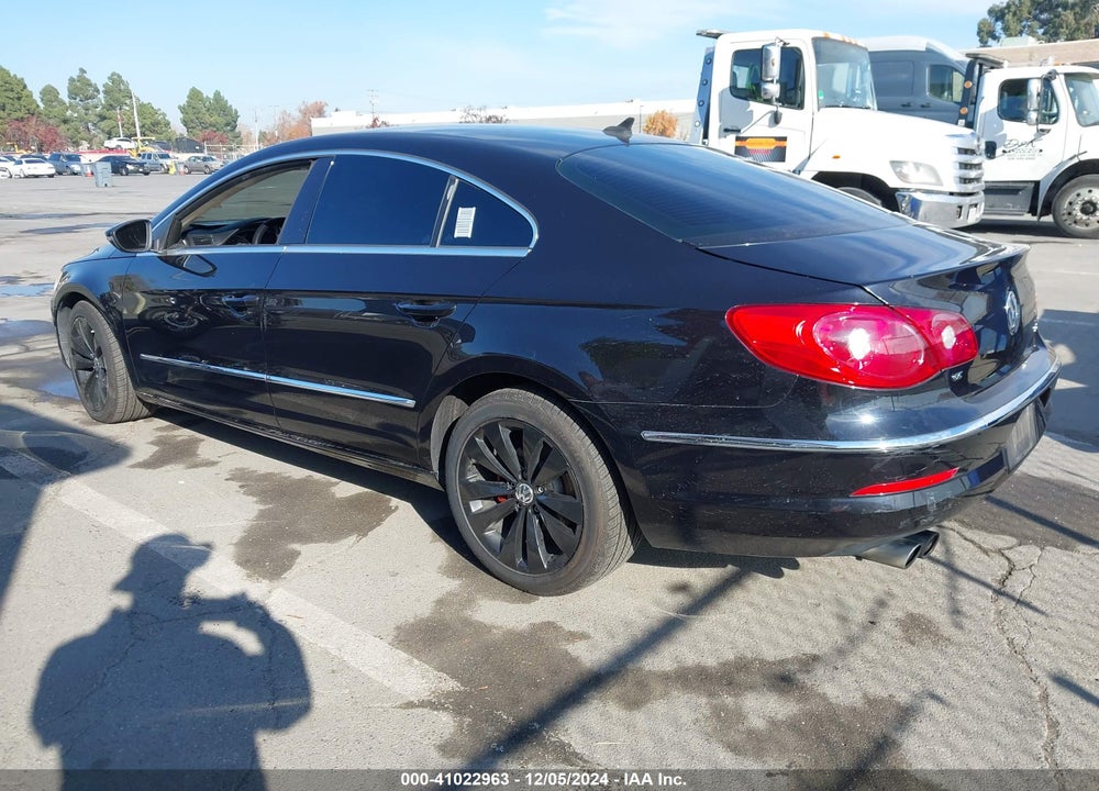 2011 VOLKSWAGEN CC SPORT VIN: WVWMP7AN9BE721861
