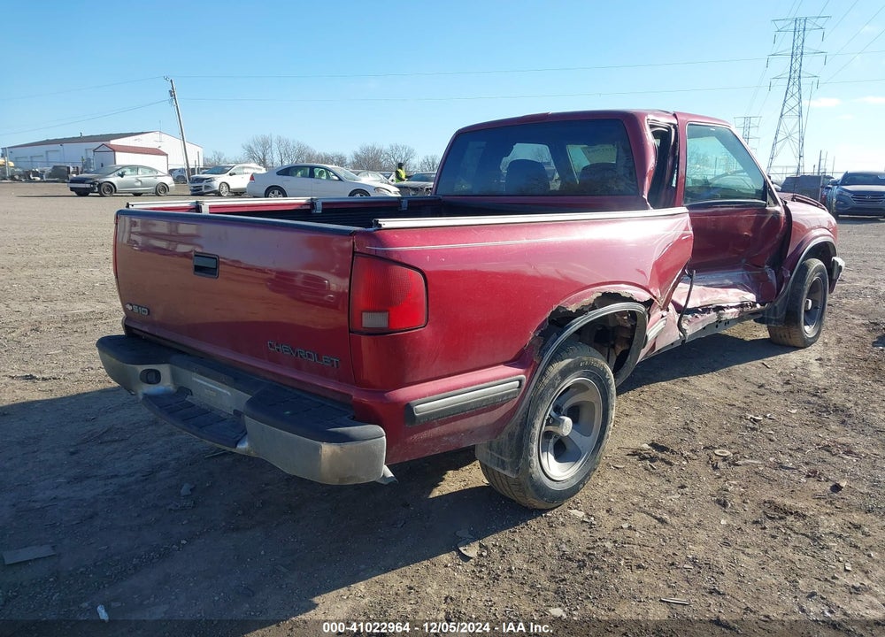 1998 CHEVROLET S-10 LS FLEETSIDE VIN: 1GCCS1949W8186280
