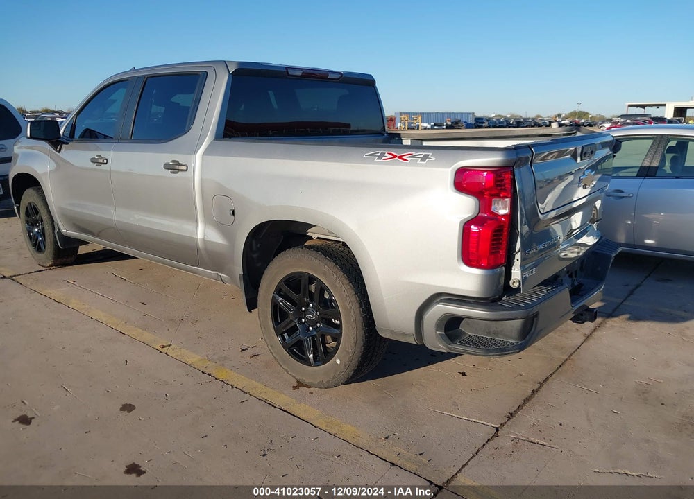 2023 CHEVROLET SILVERADO 1500 4WD SHORT BED CUSTOM VIN: 3GCPDBEK2PG138198