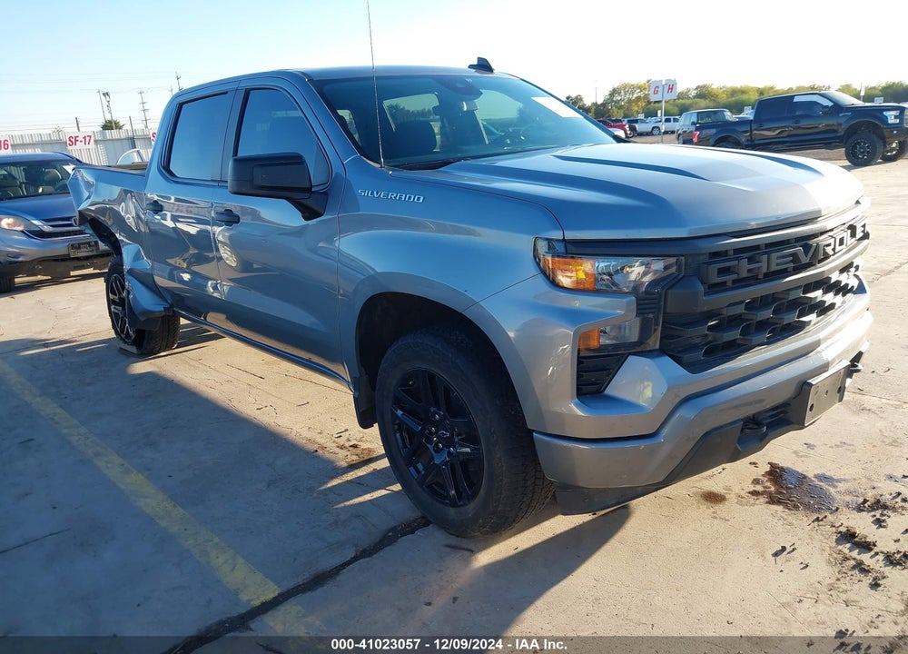 2023 CHEVROLET SILVERADO 1500 4WD SHORT BED CUSTOM VIN: 3GCPDBEK2PG138198