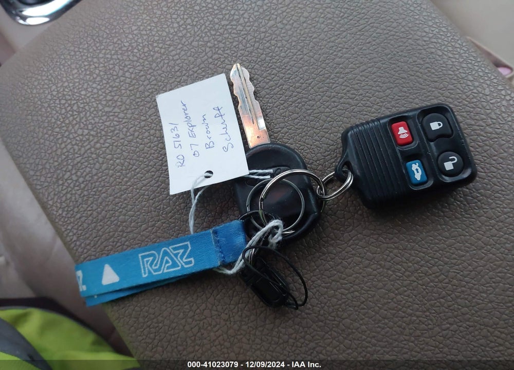 2007 FORD EXPLORER EDDIE BAUER VIN: 1FMEU74EX7UB77209