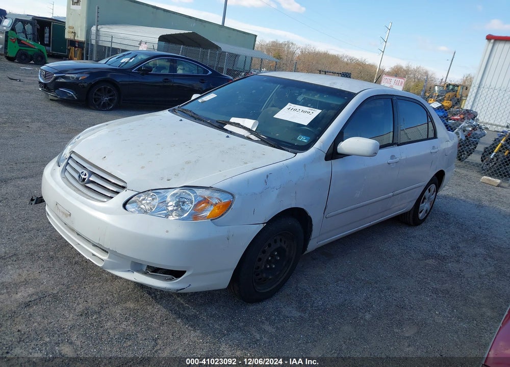 2003 TOYOTA COROLLA LE VIN: JTDBR32E730045059
