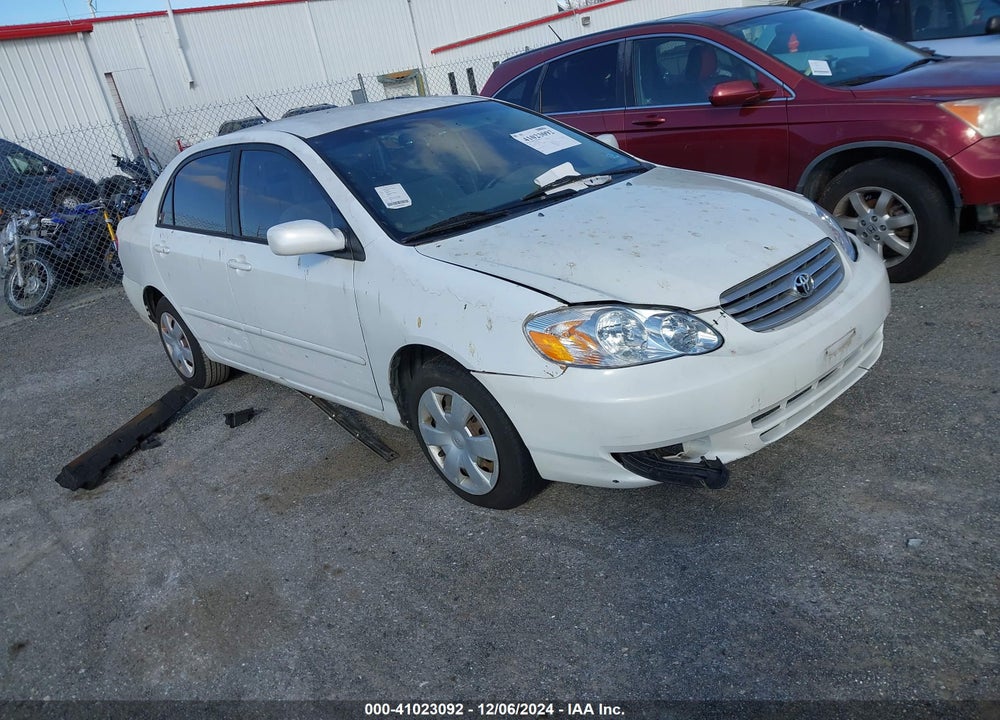 2003 TOYOTA COROLLA LE VIN: JTDBR32E730045059