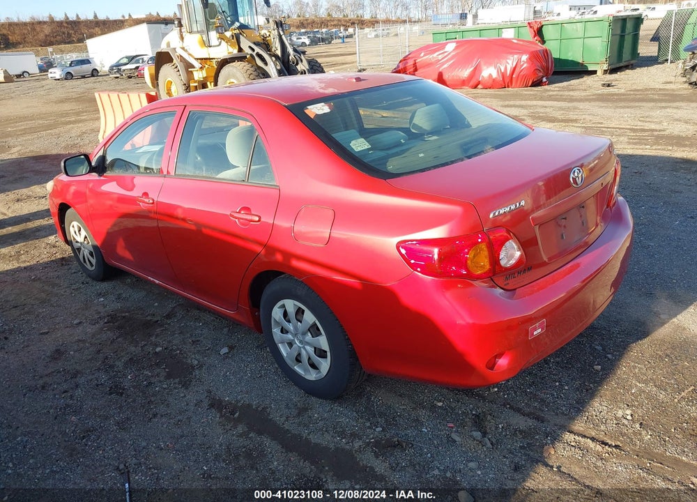 2009 TOYOTA COROLLA LE VIN: JTDBL40E19J009428
