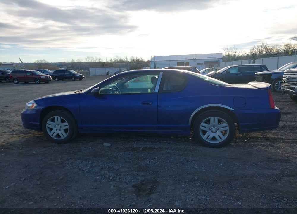 2007 CHEVROLET MONTE CARLO LT VIN: 2G1WK15K779281470