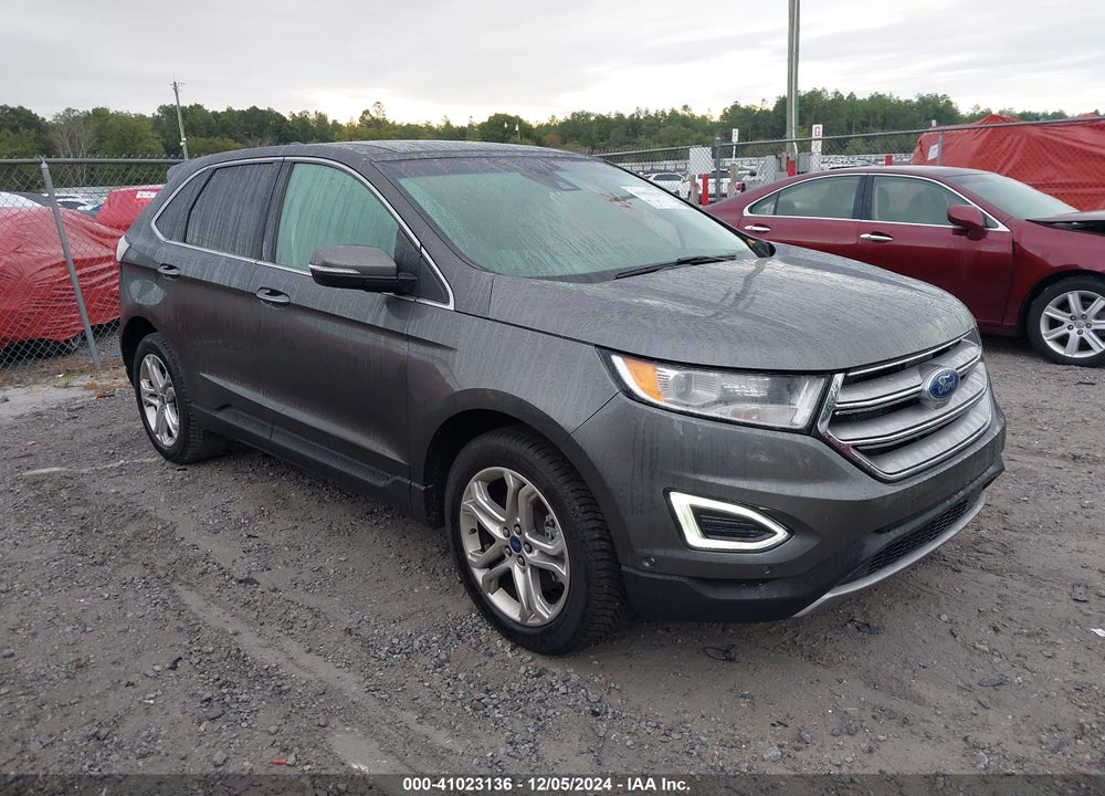 2017 FORD EDGE TITANIUM VIN: 2FMPK4K80HBC01258