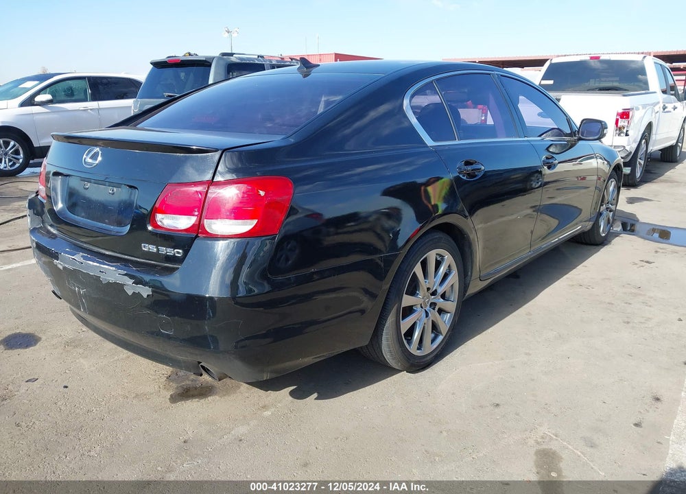 2011 LEXUS GS 350 VIN: JTHBE1KS5B0051588