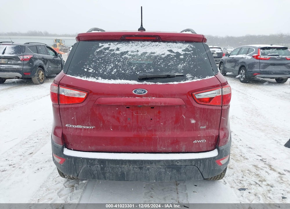 2020 FORD ECOSPORT SE VIN: MAJ6S3GLXLC387591