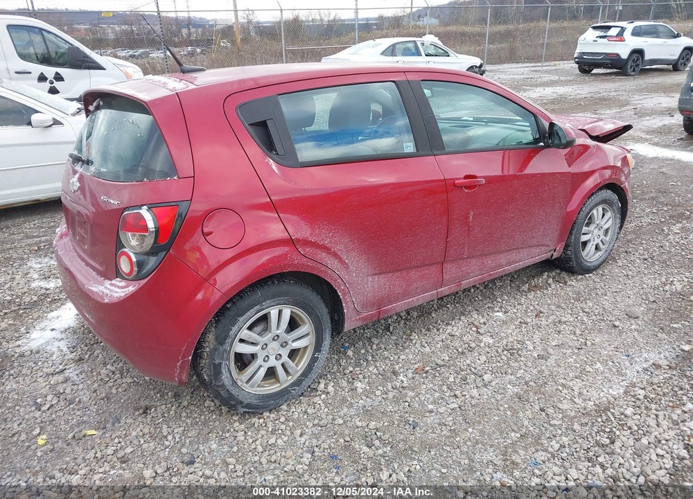 2012 CHEVROLET SONIC 2LS VIN: 1G1JA6SH4C4112376