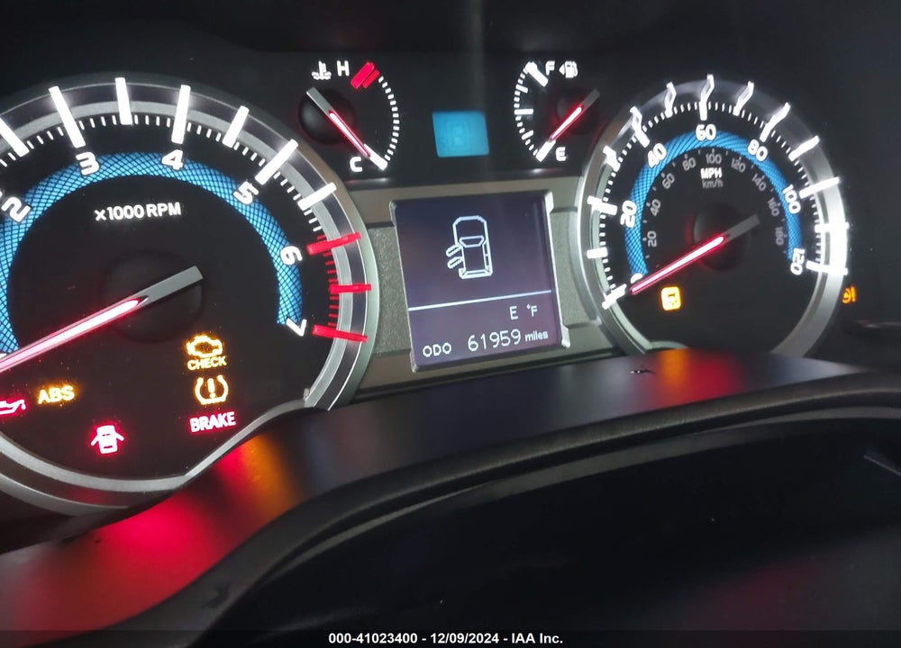 2016 TOYOTA 4RUNNER TRAIL VIN: JTEBU5JR9G5396641