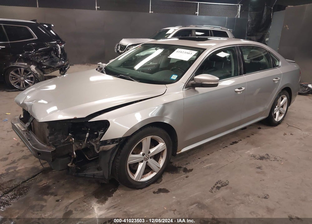 2013 VOLKSWAGEN PASSAT 2.5L SE VIN: 1VWBP7A31DC111731