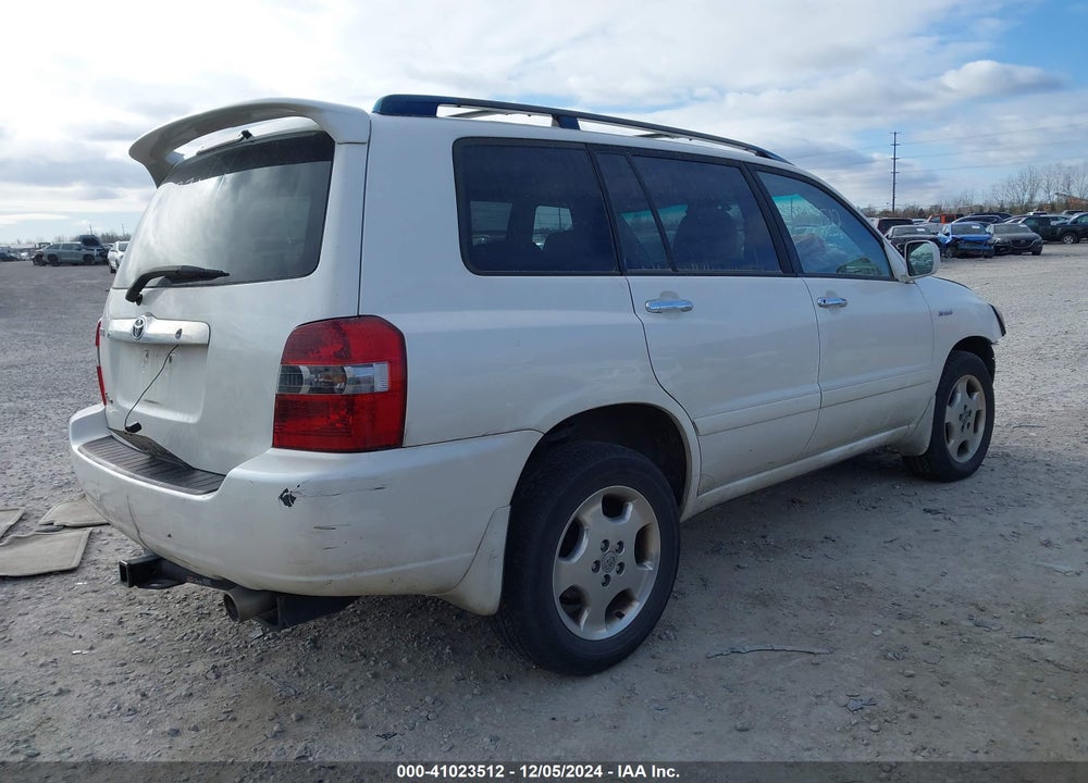 2006 TOYOTA HIGHLANDER SPORT V6 VIN: JTEEP21A560177121