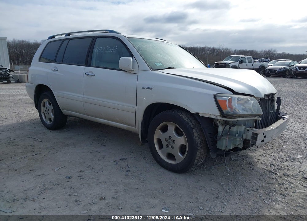 2006 TOYOTA HIGHLANDER SPORT V6 VIN: JTEEP21A560177121