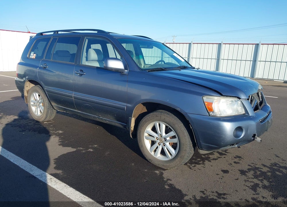 2006 TOYOTA HIGHLANDER HYBRID V6 VIN: JTEEW21A660008924