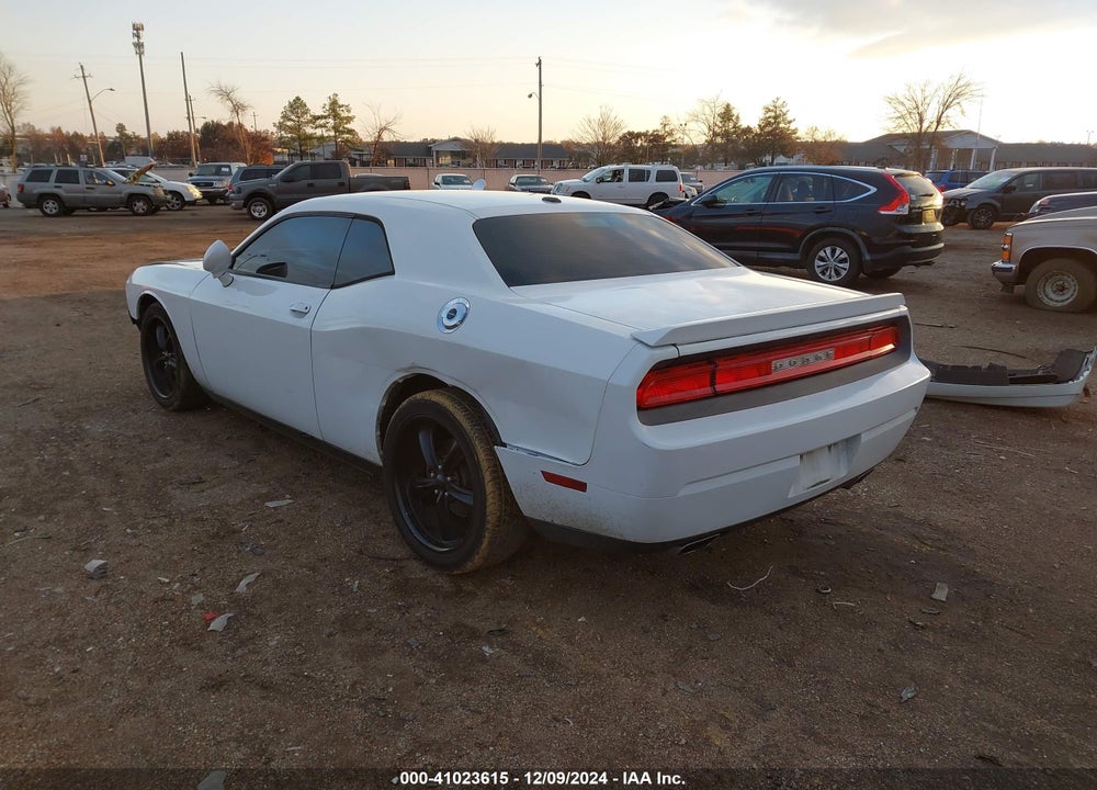 2012 DODGE CHALLENGER SXT VIN: 2C3CDYAG7CH254546