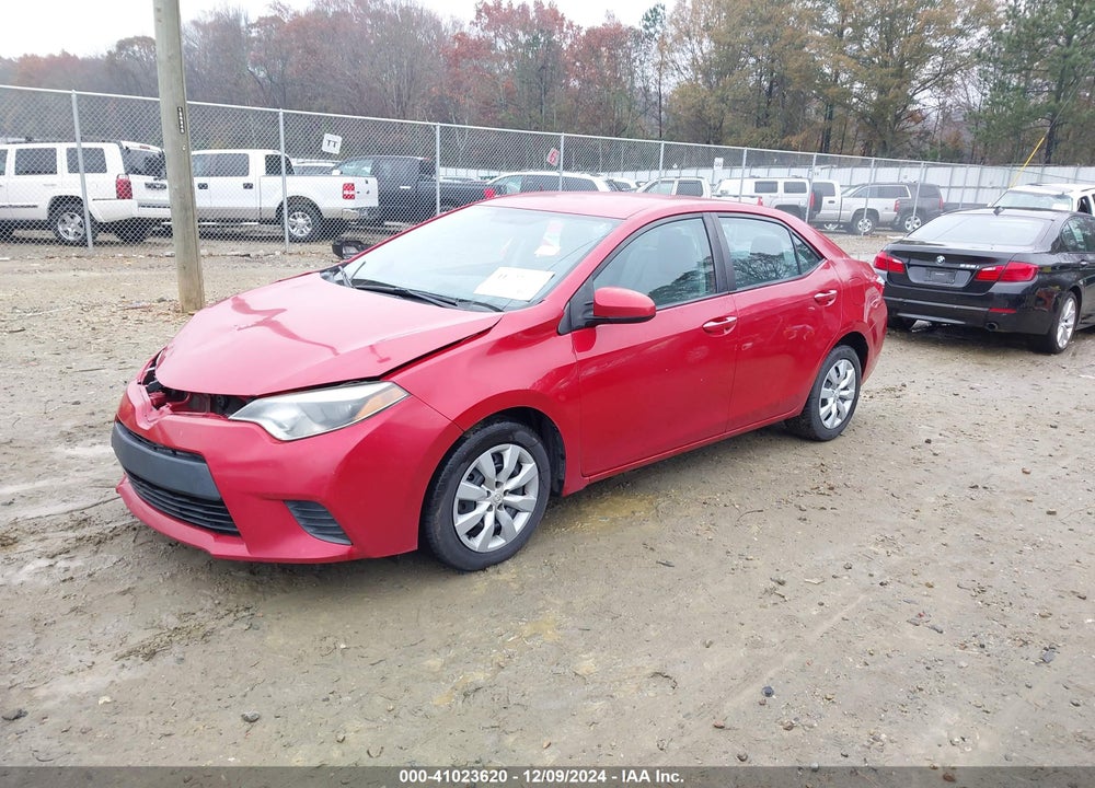 2014 TOYOTA COROLLA LE VIN: 2T1BURHE1EC113728