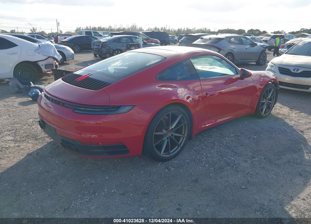 2021 PORSCHE 911 CARRERA VIN: WP0AA2A99MS205210